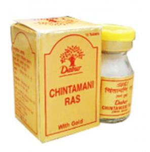 Dabur chintamani ras with gold tablet